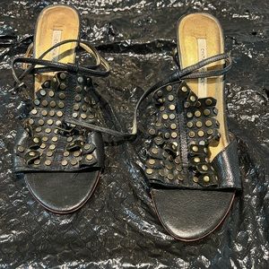 Cynthia Vincent black sandals